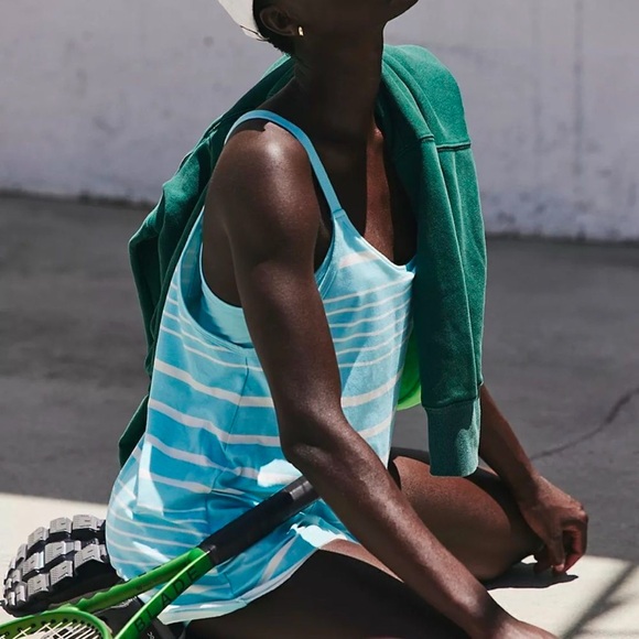 Free People FP Movement Hot Shot Printed Mini Dress - Picture 2 of 8